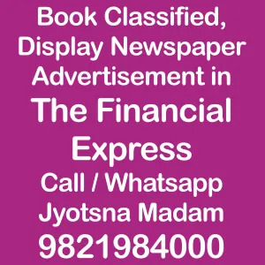 Ads rates of Financial Express 